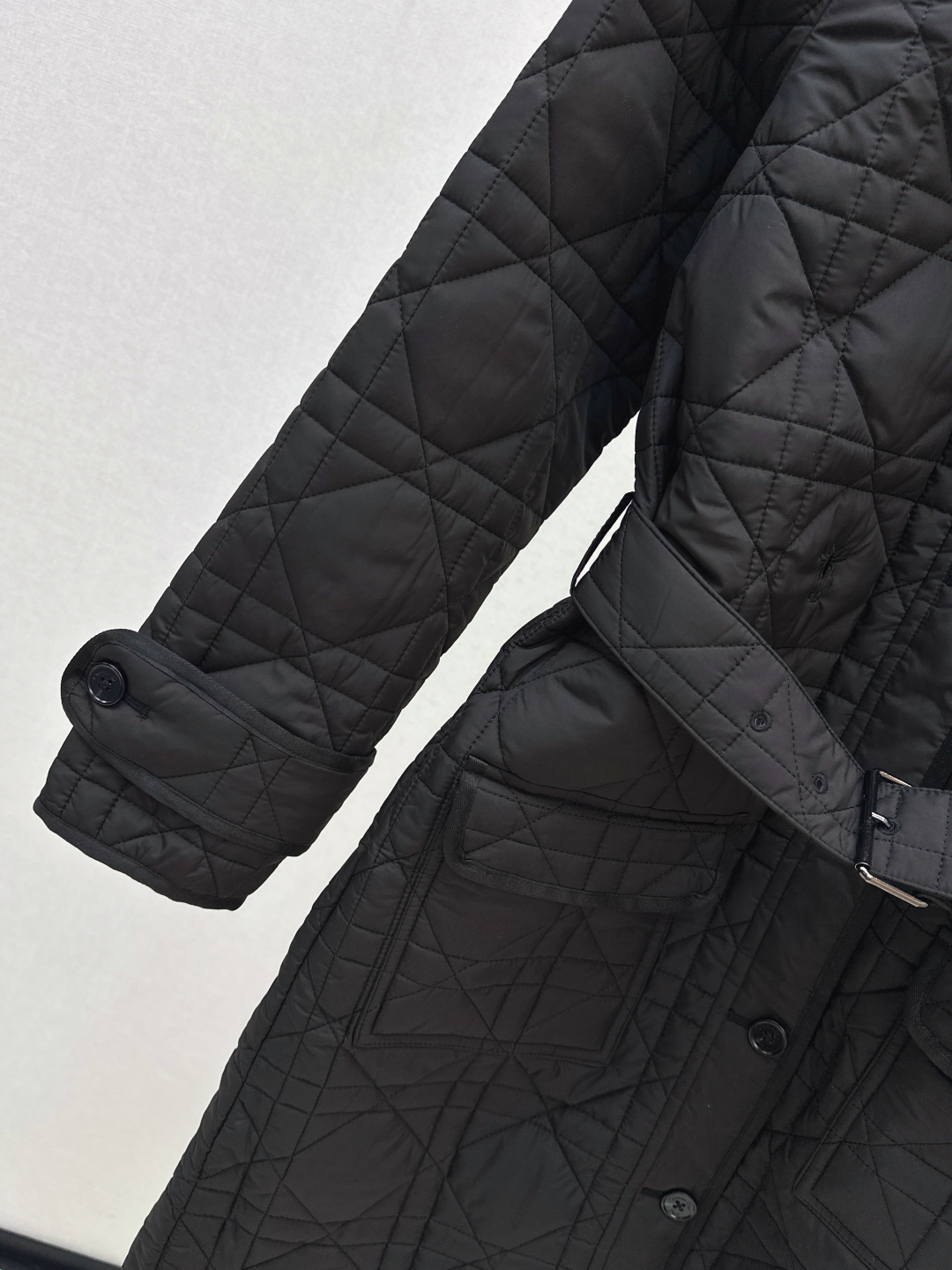 Dior Quilted Long Coat with Belt, Fall/Winter, Black Nylon, Slim Fit 7 cmp i1756718280837 7617 0 5