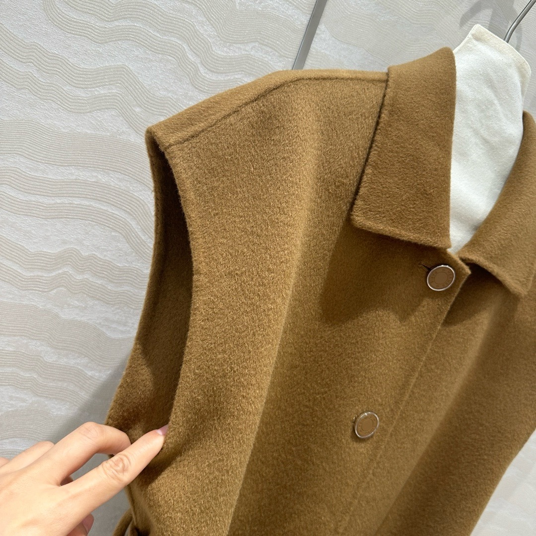Elegant Wool Blend Sleeveless Coat with Belt, Lapel Collar and Pockets 5 cmp i1756775223567 9340 0 3