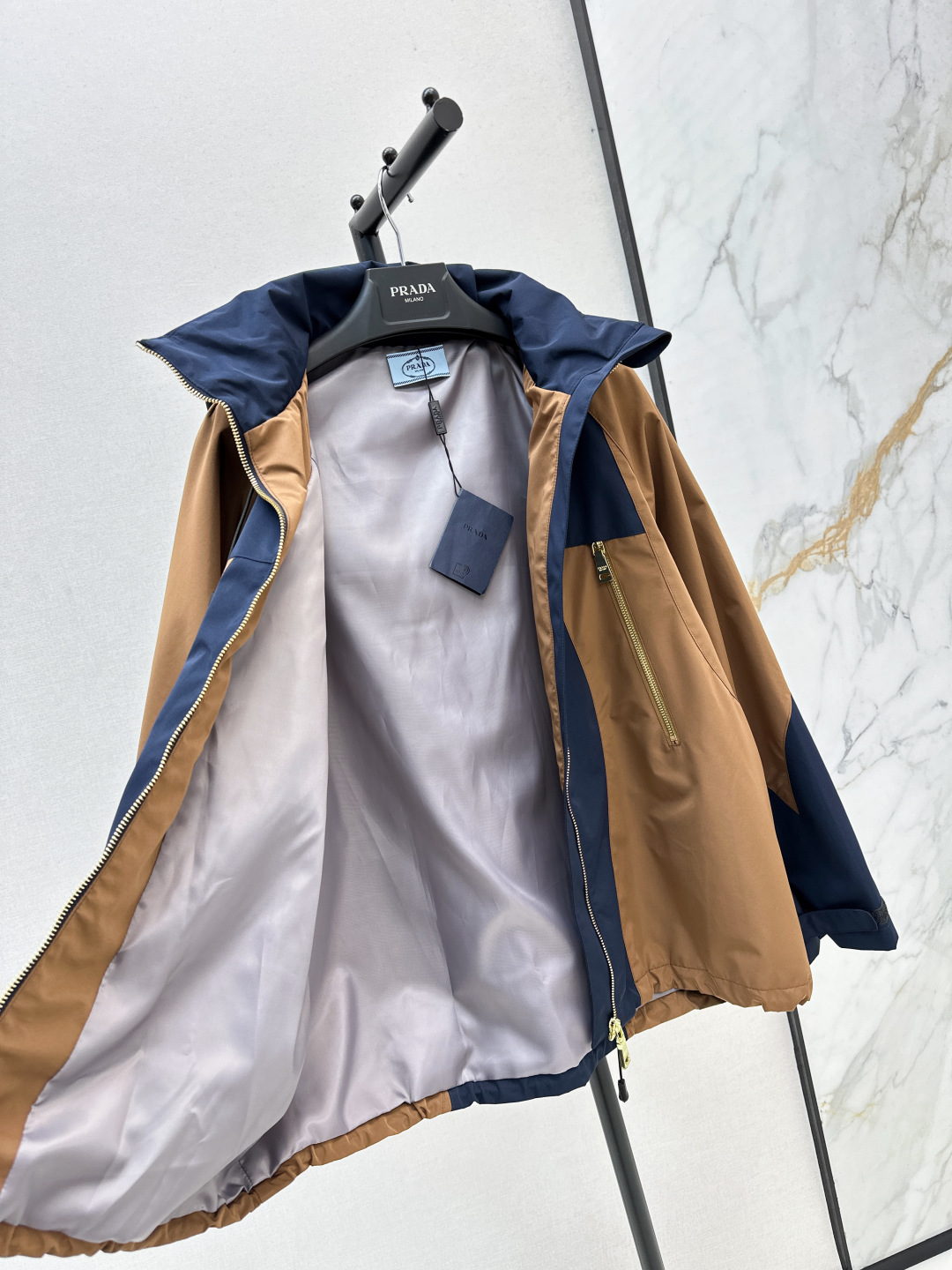 Women's Color Block Hooded Windbreaker Jacket - Stylish & Functional 8 cmp i1756795363342 1444 0 7