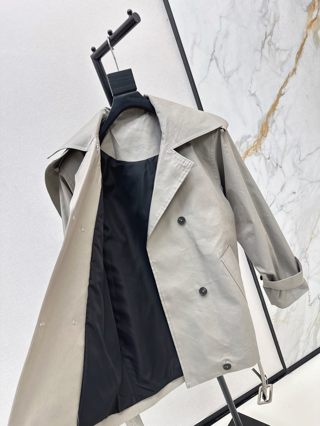 Women's Wide-Shoulder Trench Coat - Stylish & Versatile Fall Outerwear 8 cmp i1757829246801 9711 0 6