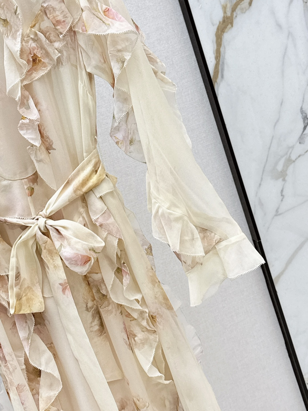 Zimmen-M 25Ss Floral Print Silk Maxi Dress, Elegant Resort Style 7 cmp i1757840348936 774 0 5