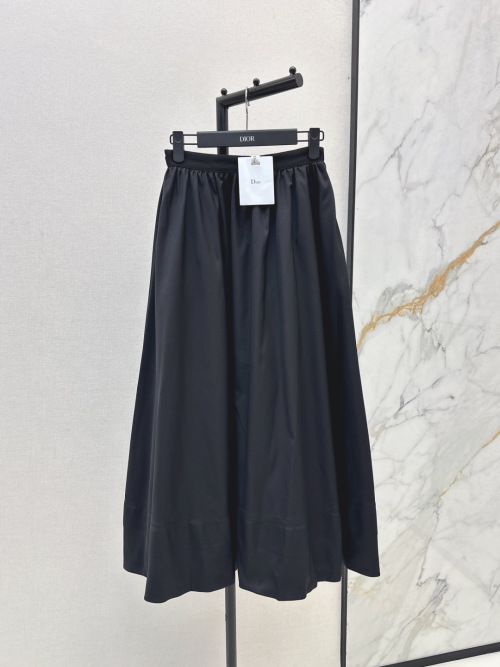 Dior Black A-Line Midi Skirt | Classic & Flattering Silhouette 1 Dior Black A-Line Midi Skirt | Classic & Flattering Silhouette