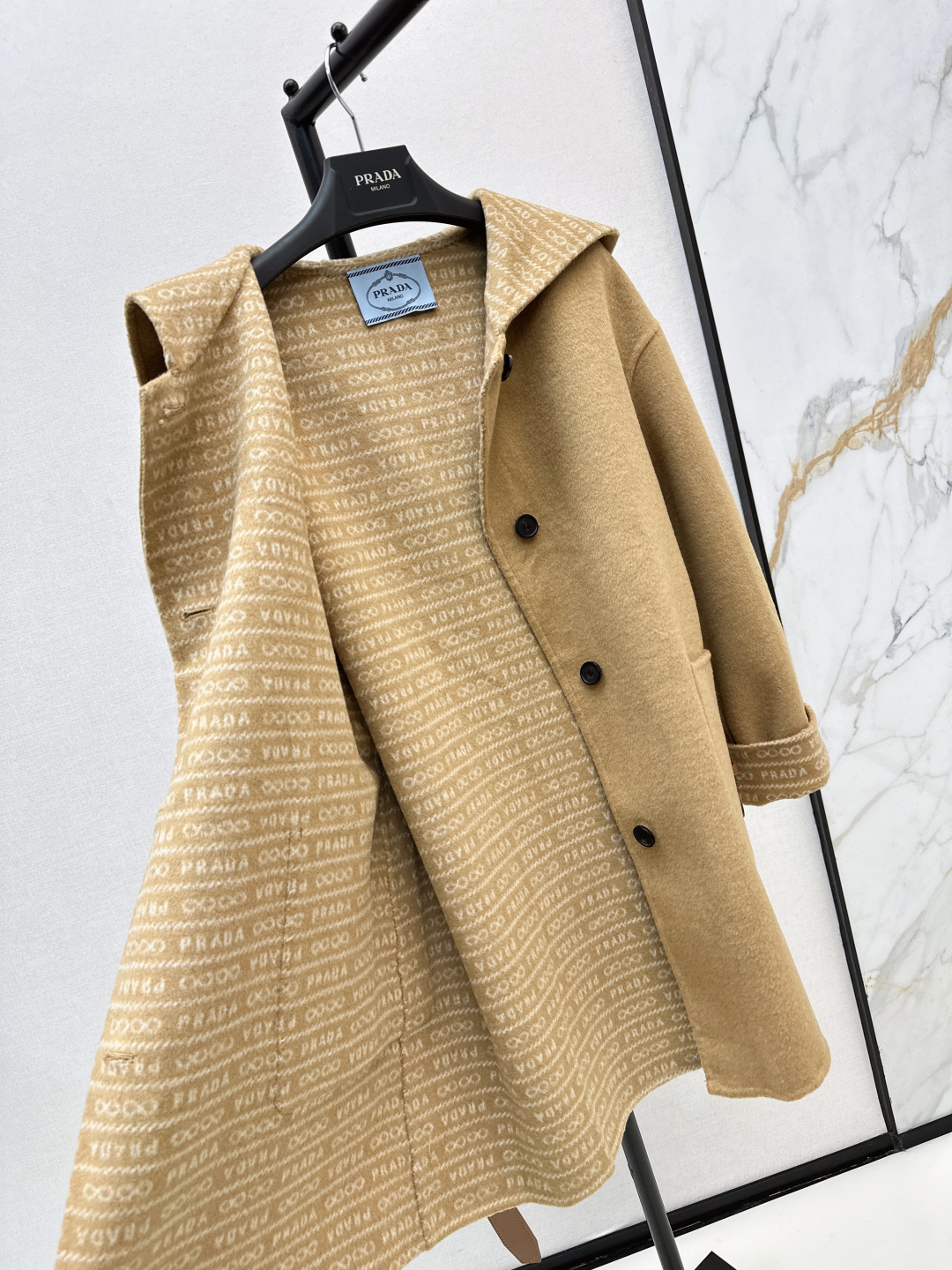 New Prada Woolen Coat Latest Autumn and Winter Style, Gray System Girl Inside 9 cmp i1757845991289 3226 0 7