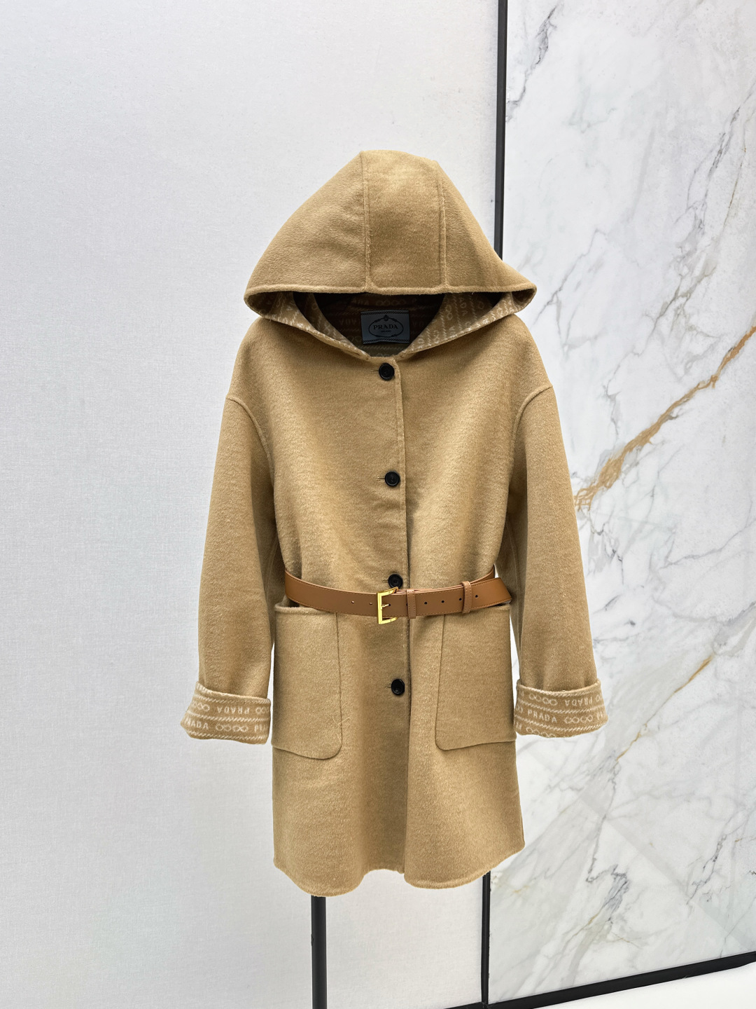 New Prada Woolen Coat Latest Autumn and Winter Style, Gray System Girl Inside 2 cmp i1757845991289 5086 0 0