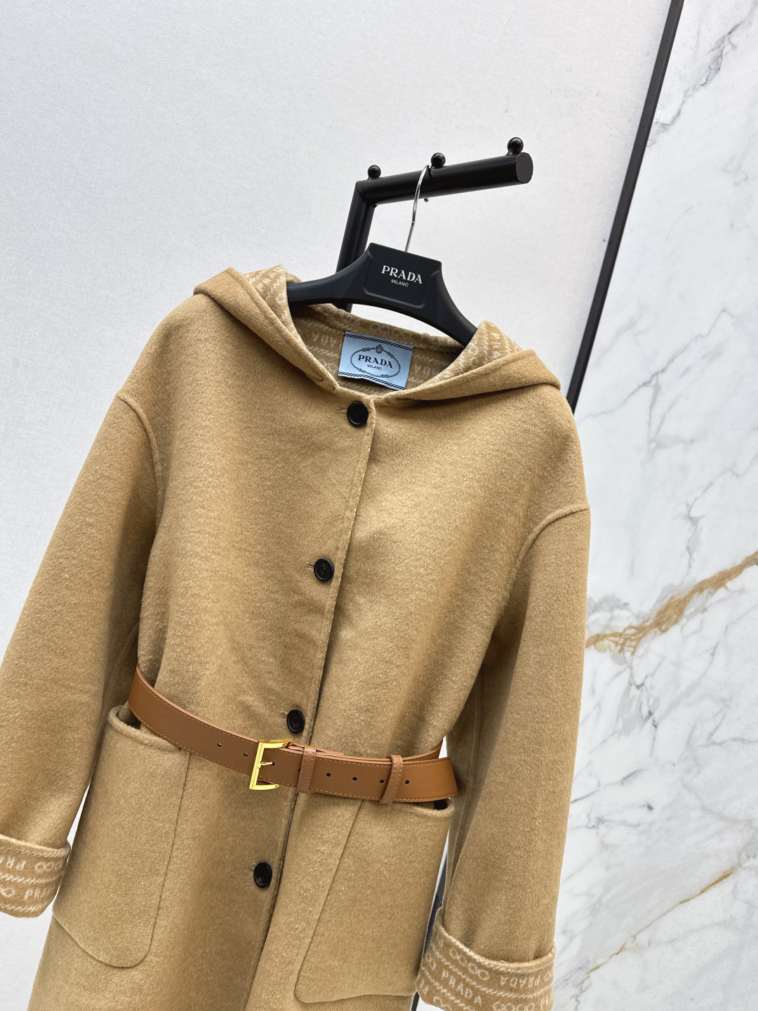 New Prada Woolen Coat Latest Autumn and Winter Style, Gray System Girl Inside 5 cmp i1757845991289 7004 0 3