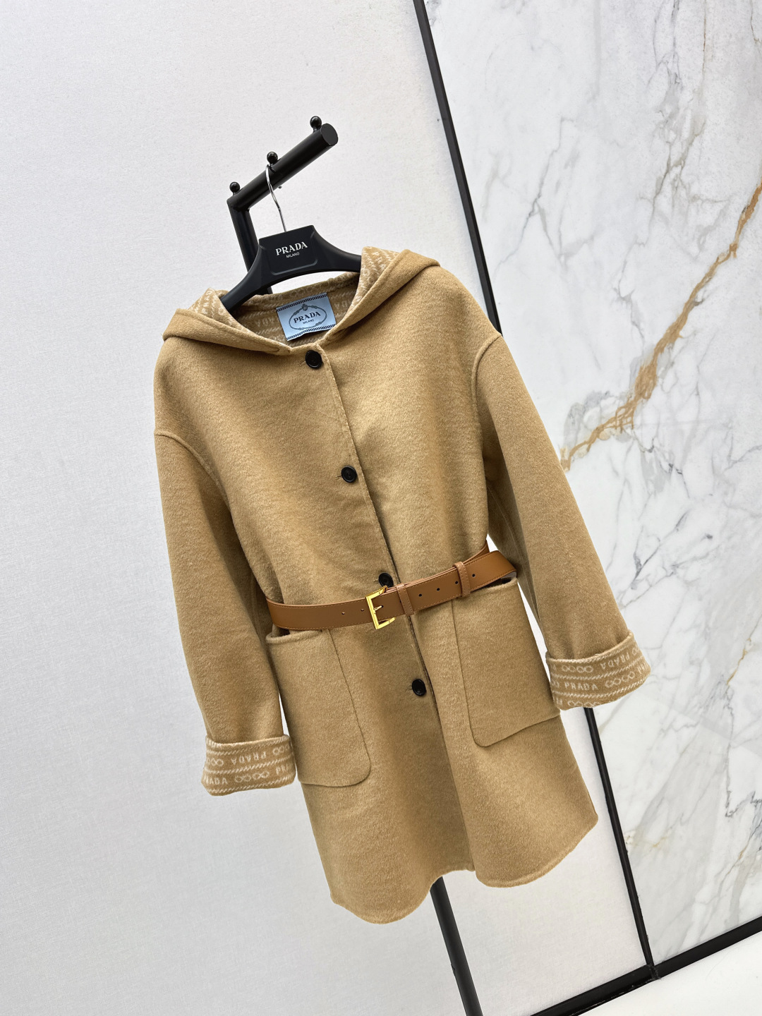 New Prada Woolen Coat Latest Autumn and Winter Style, Gray System Girl Inside 4 cmp i1757845991289 833 0 2