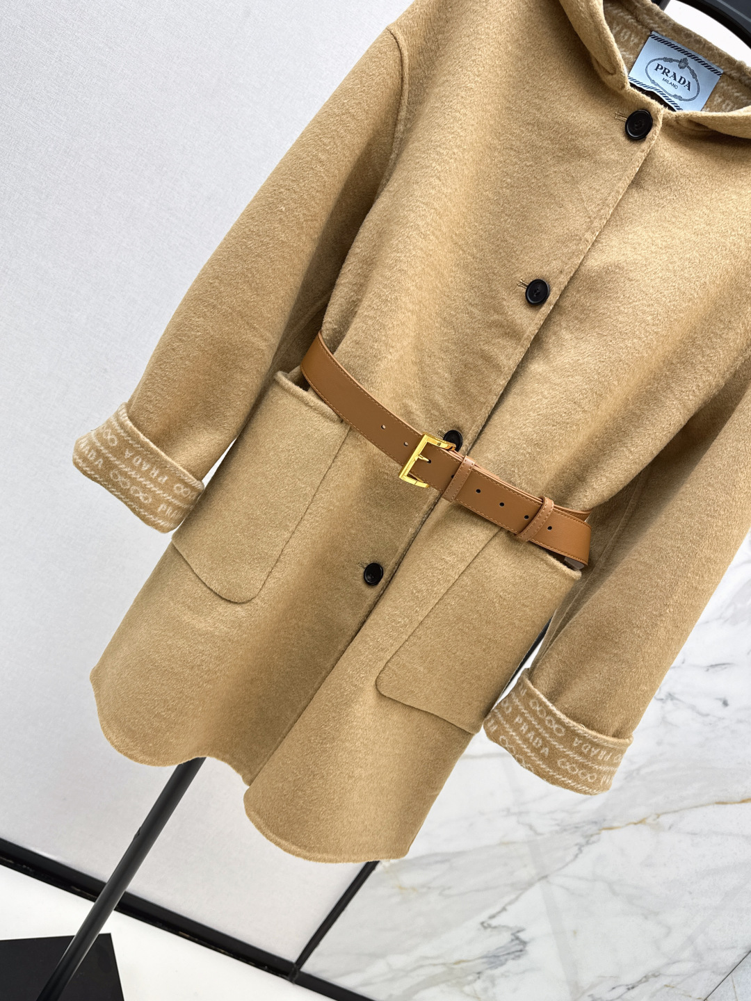 New Prada Woolen Coat Latest Autumn and Winter Style, Gray System Girl Inside 8 cmp i1757845997557 5318 0 6