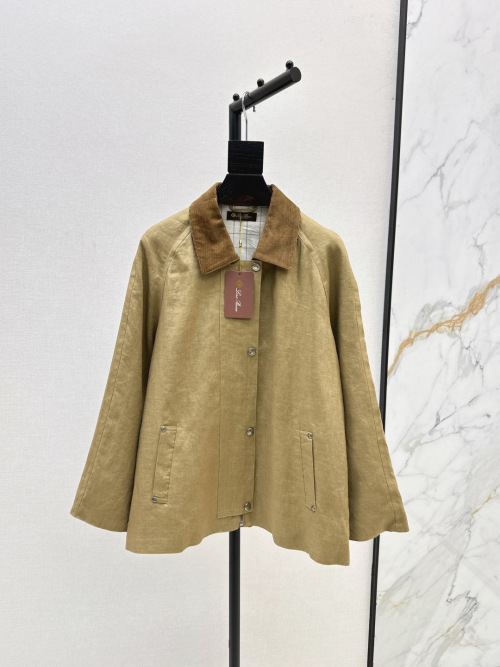 Women's Corduroy Collar A-Line Trench Coat - Fall Essential 1 Women's Corduroy Collar A-Line Trench Coat - Fall Essential