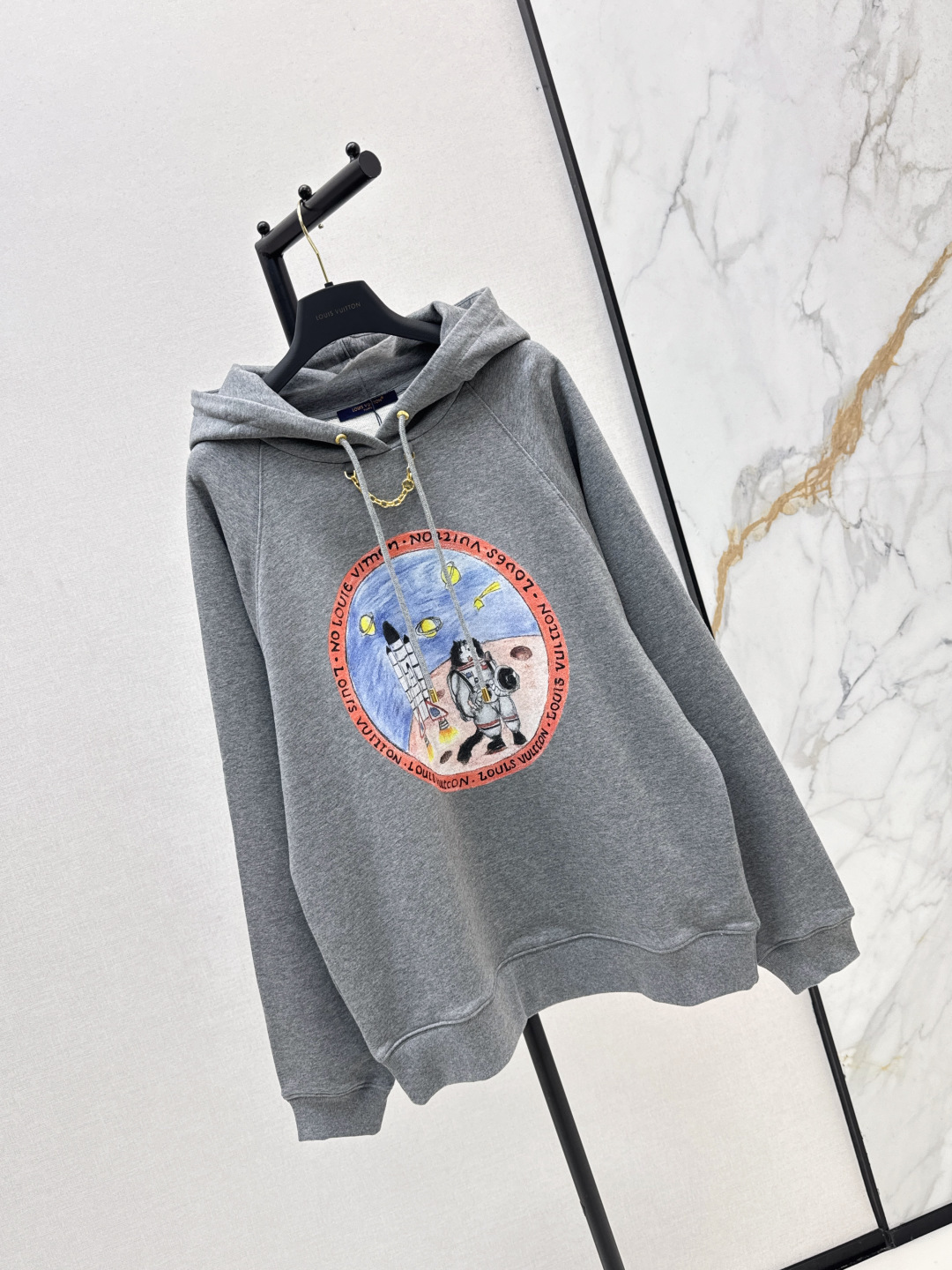 Louis Vuitton Grey Astronaut Print Hoodie Sweatshirt for Women 4 cmp i1757939731838 800 0 2