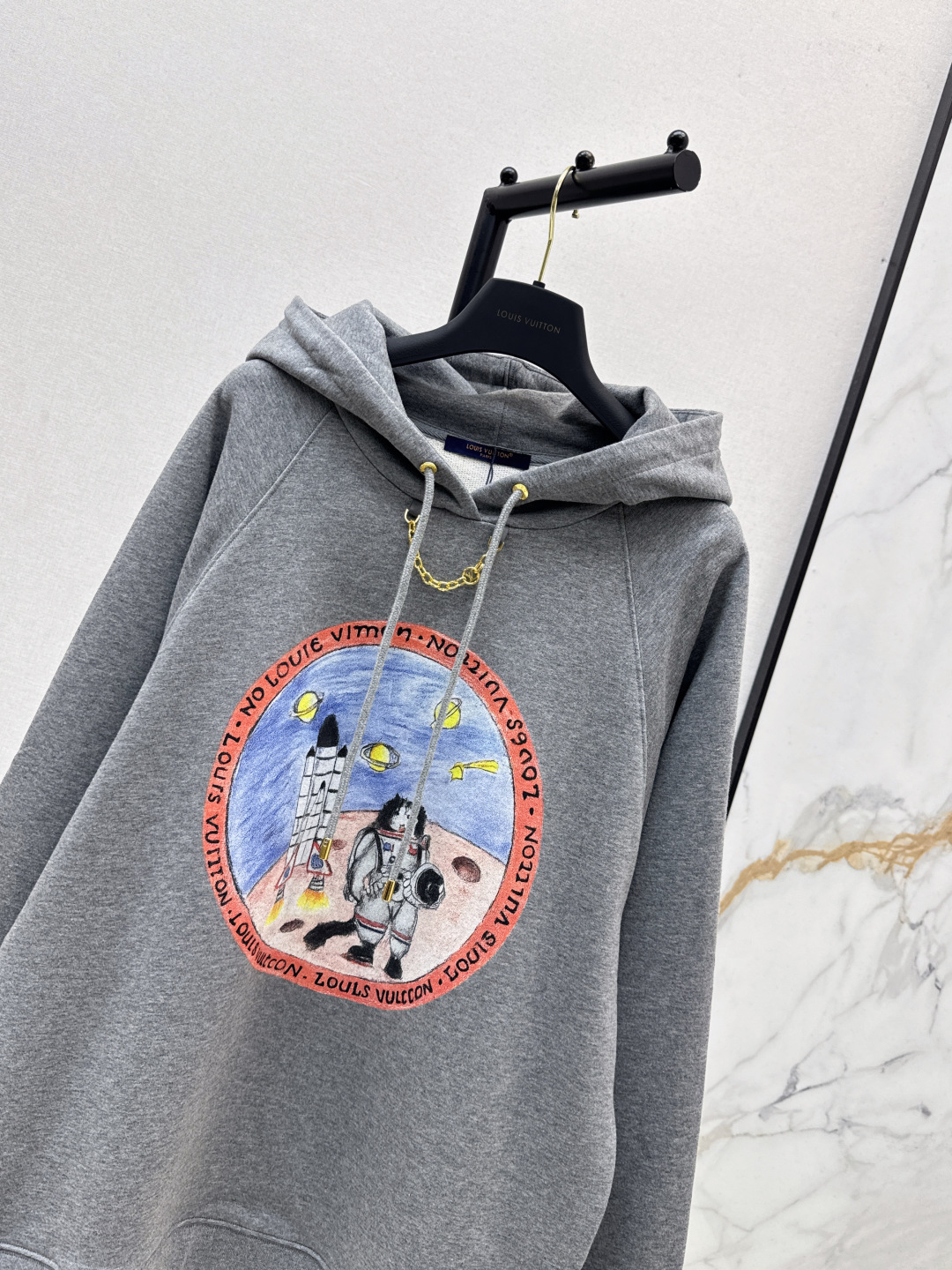 Louis Vuitton Grey Astronaut Print Hoodie Sweatshirt for Women 5 cmp i1757939737967 3803 0 3