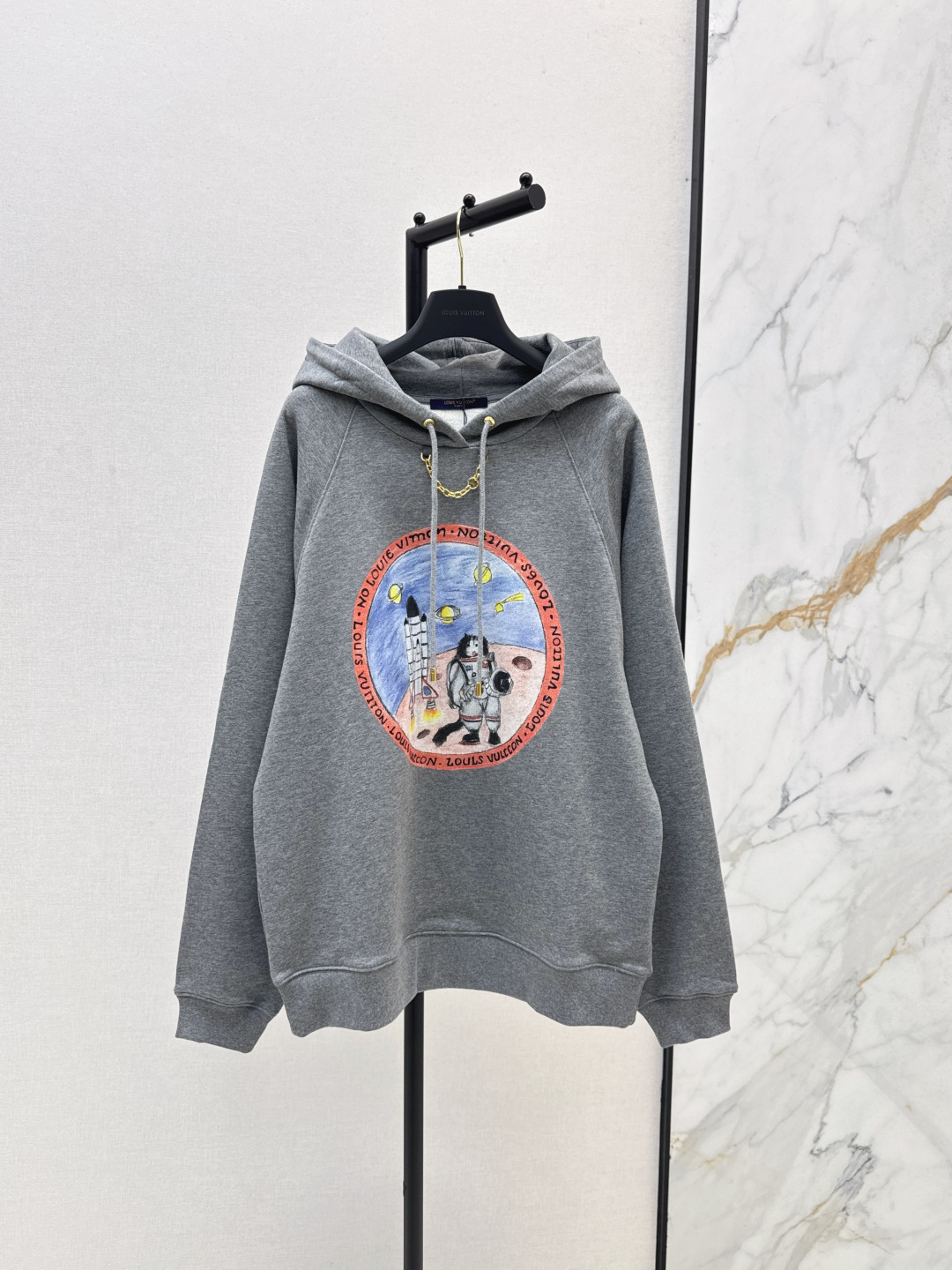 Louis Vuitton Grey Astronaut Print Hoodie Sweatshirt for Women 3 cmp i1757939737974 6206 0 1