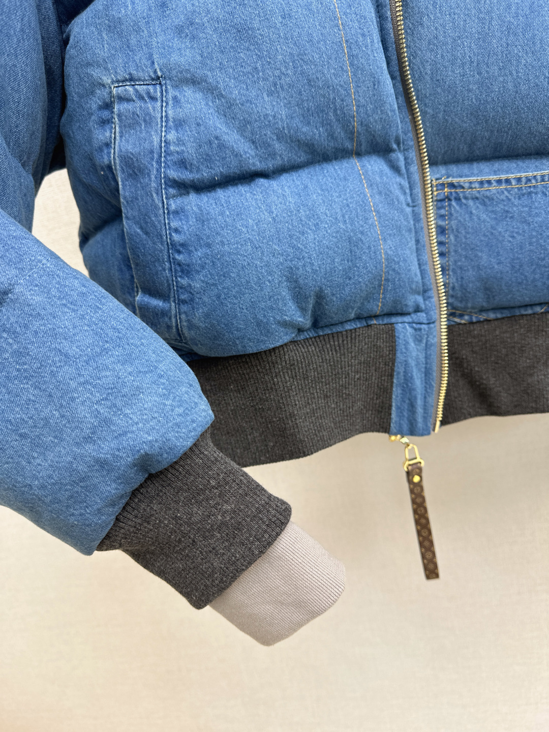 Louis Vuitton Denim Puffer Jacket: Winter Fashion, Warm and Stylish 9 cmp i1757940222704 9722 0 7