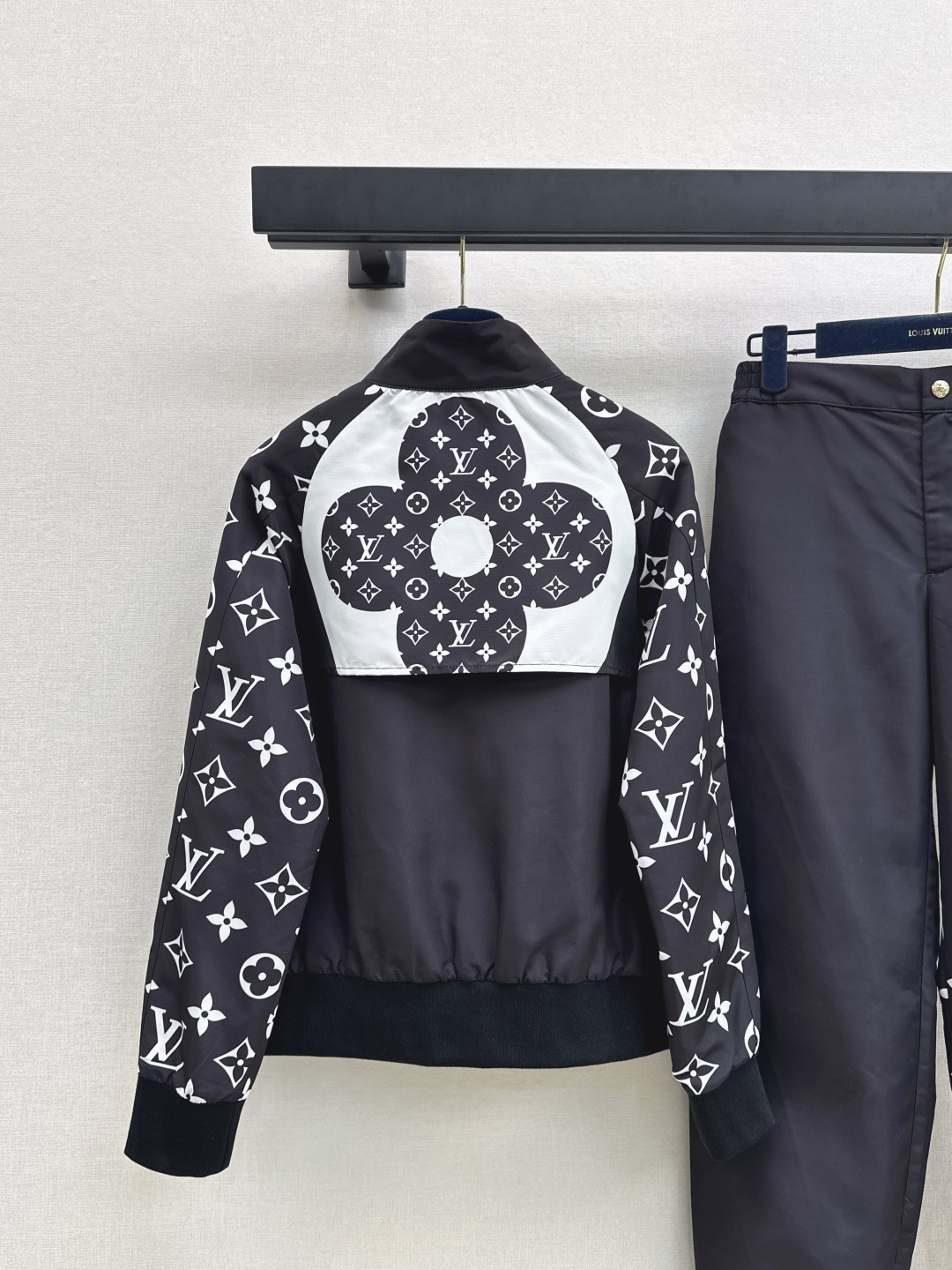 Louis Vuitton Women's Black Logo Print Jacket and Pants Set 7 cmp i1757941212975 51 0 5