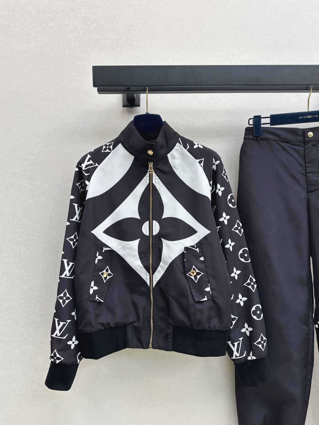 Louis Vuitton Women's Black Logo Print Jacket and Pants Set 3 cmp i1757941217507 5329 0 1