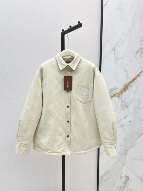 Loro Piana Women's Quilted Shirt Jacket Minimalist Design Fall/Winter 1 Loro Piana Women's Quilted Shirt Jacket Minimalist Design Fall/Winter