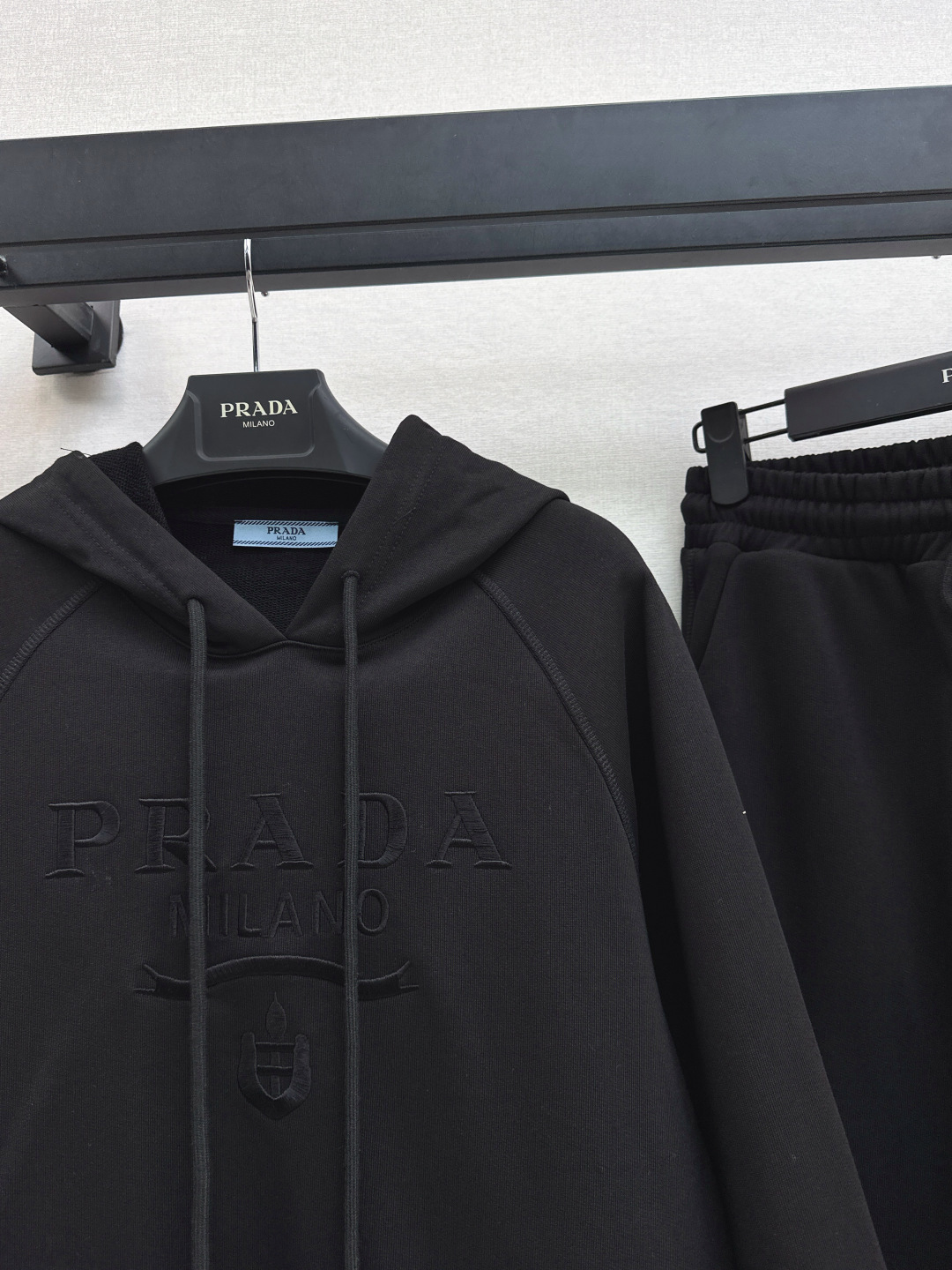Prada Women's Black Hoodie and Joggers Set - Casual Loungewear Outfit 5 cmp i1758020749957 41 0 3