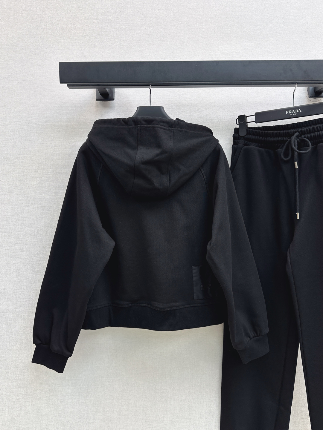 Prada Women's Black Hoodie and Joggers Set - Casual Loungewear Outfit 8 cmp i1758020756147 5802 0 6