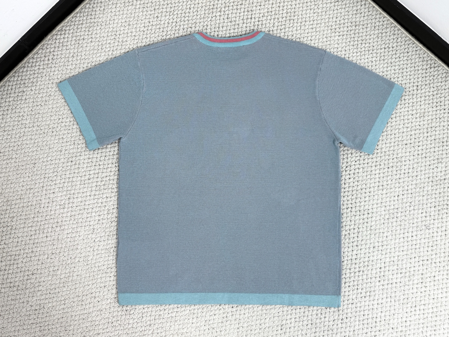 Louis Vuitton Jersey T-Shirt | Dolphin Logo, Blue/Pink Trim, Casual Style 2 cmp i1750930287663 4668 0 5