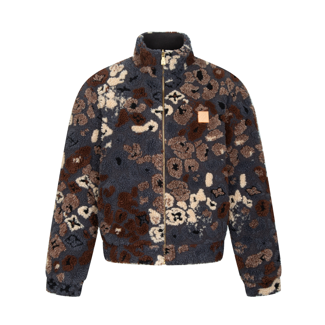 Louis Vuitton Reversible Shearling Bomber Jacket with Monogram - Limited Edition