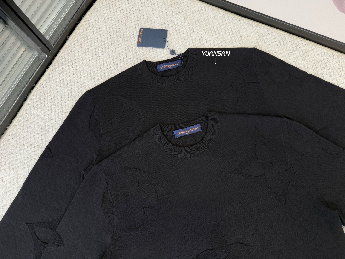 Louis Vuitton Monogram Black Sweater, Classic Design, Luxurious Comfort 1 cmp i1760198992424 192 0 2