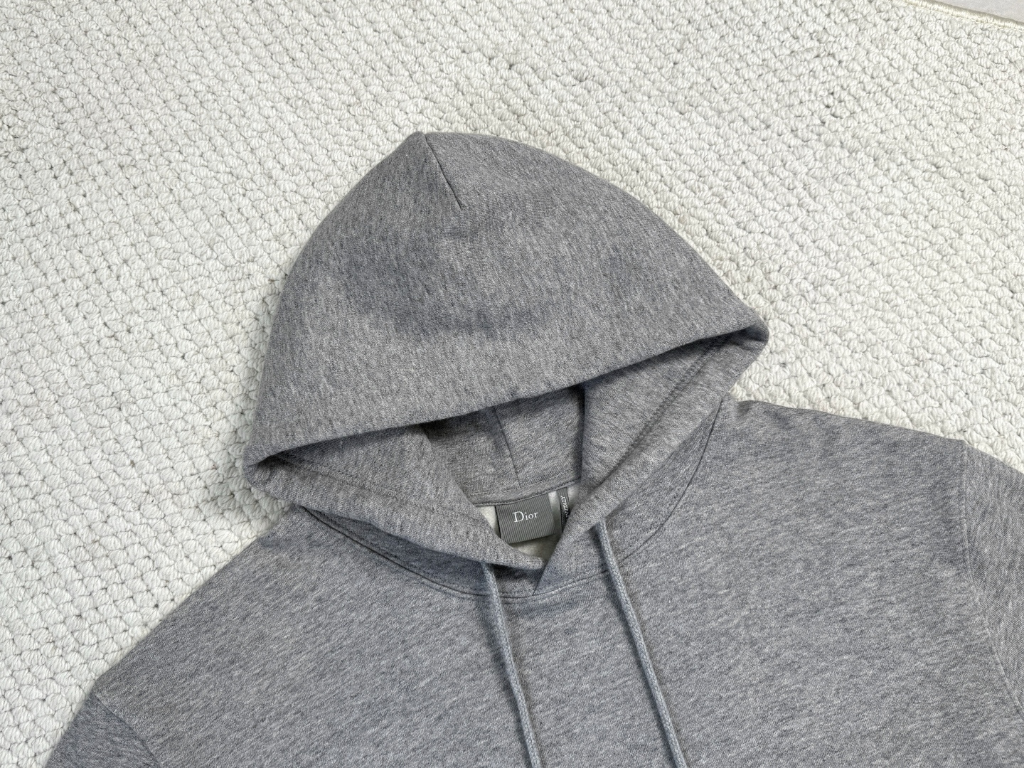 迪奥、Dior/标志连帽运动衫面料：26支双纱面+10S毛绒底复合结构 / 380G罗纹：21支470g