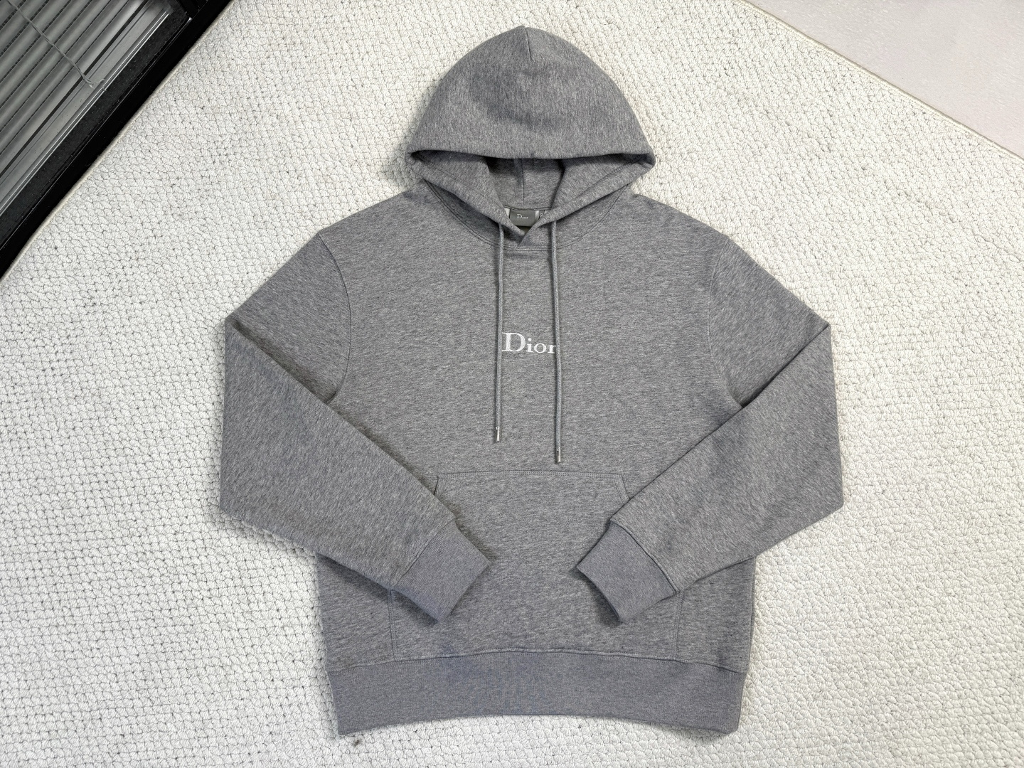 迪奥、Dior/标志连帽运动衫面料：26支双纱面+10S毛绒底复合结构 / 380G罗纹：21支470g