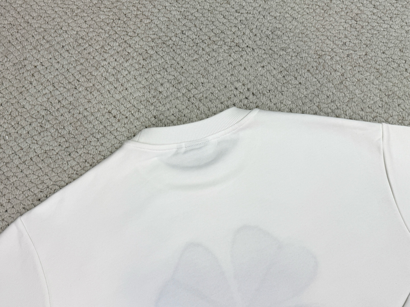 迪奥/CD / Clover图案棉质卫衣面料 ：26支双纱面+10支纱毛圈底复合结构 / 380G罗纹：