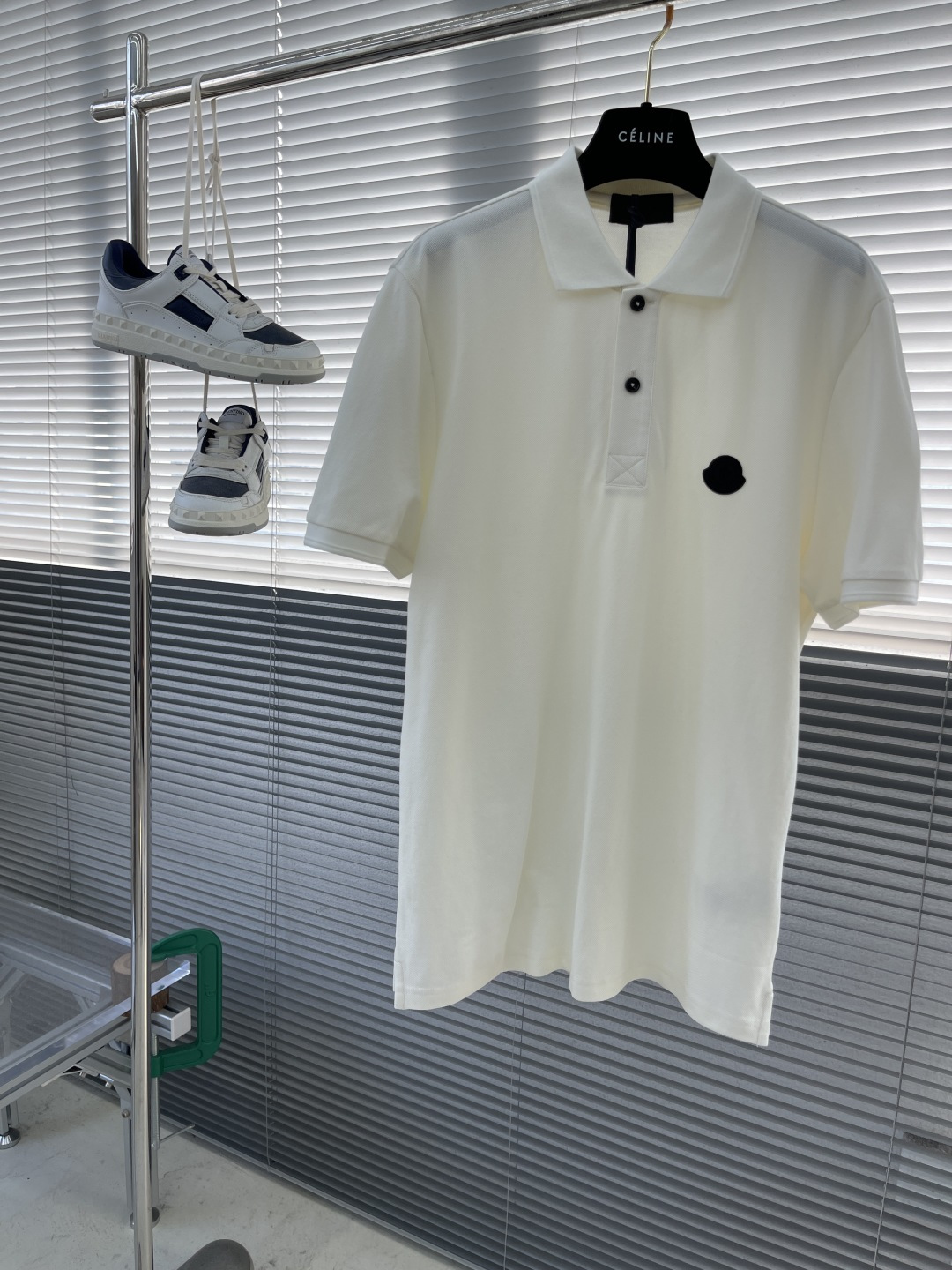 Moncler Men's Classic Fit Short Sleeve Polo Shirt - Premium Cotton Piqué