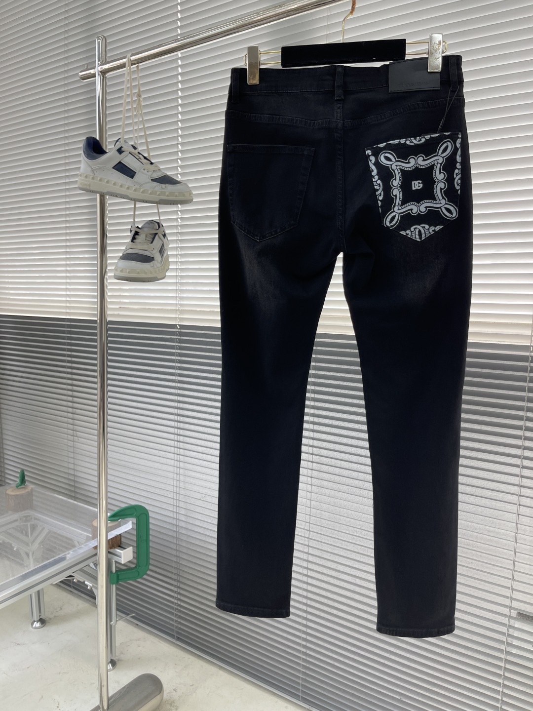 Dolce & Gabbana Black Denim Jeans with DG Print Pocket - Luxury Quality 3 cmp i1736847573634 4362 0 7