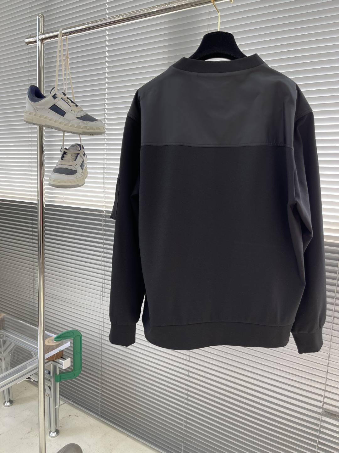 Prada Cotton Fleece and Recycled Nylon Sweatshirt - Comfortable and Stylish 3 cmp i1740392567091 6011 0 6