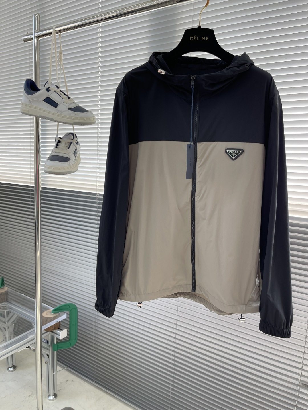 Prada Lightweight Hooded Jacket, Spring/Summer 2025 Collection, Sizes M-2XL