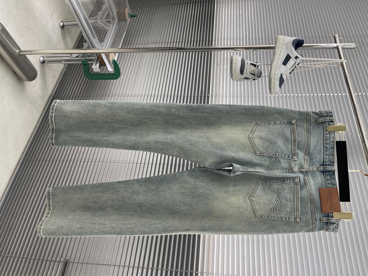 Balenciaga Relaxed Fit Jeans - Super Comfortable, Washed Denim 3 cmp i1740653516927 4215 0 6