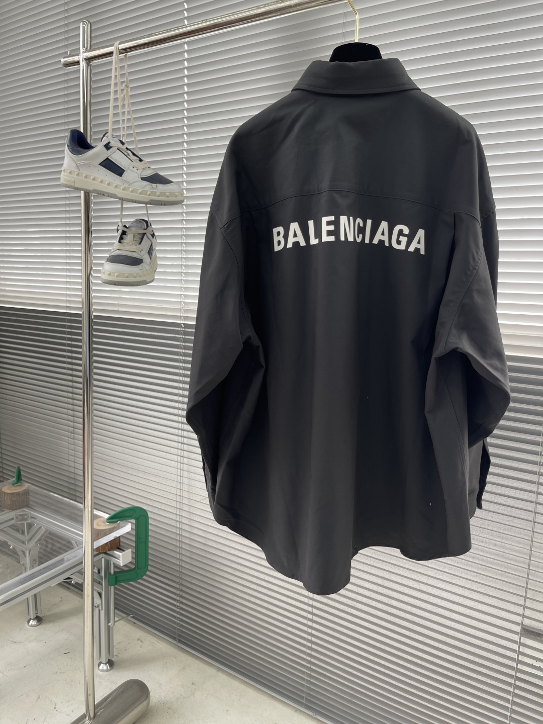 Balenciaga Printed Overshirt Jacket - Double-Sided Thick Cotton,Trendy 1 cmp i1740912719361 7446 0 6