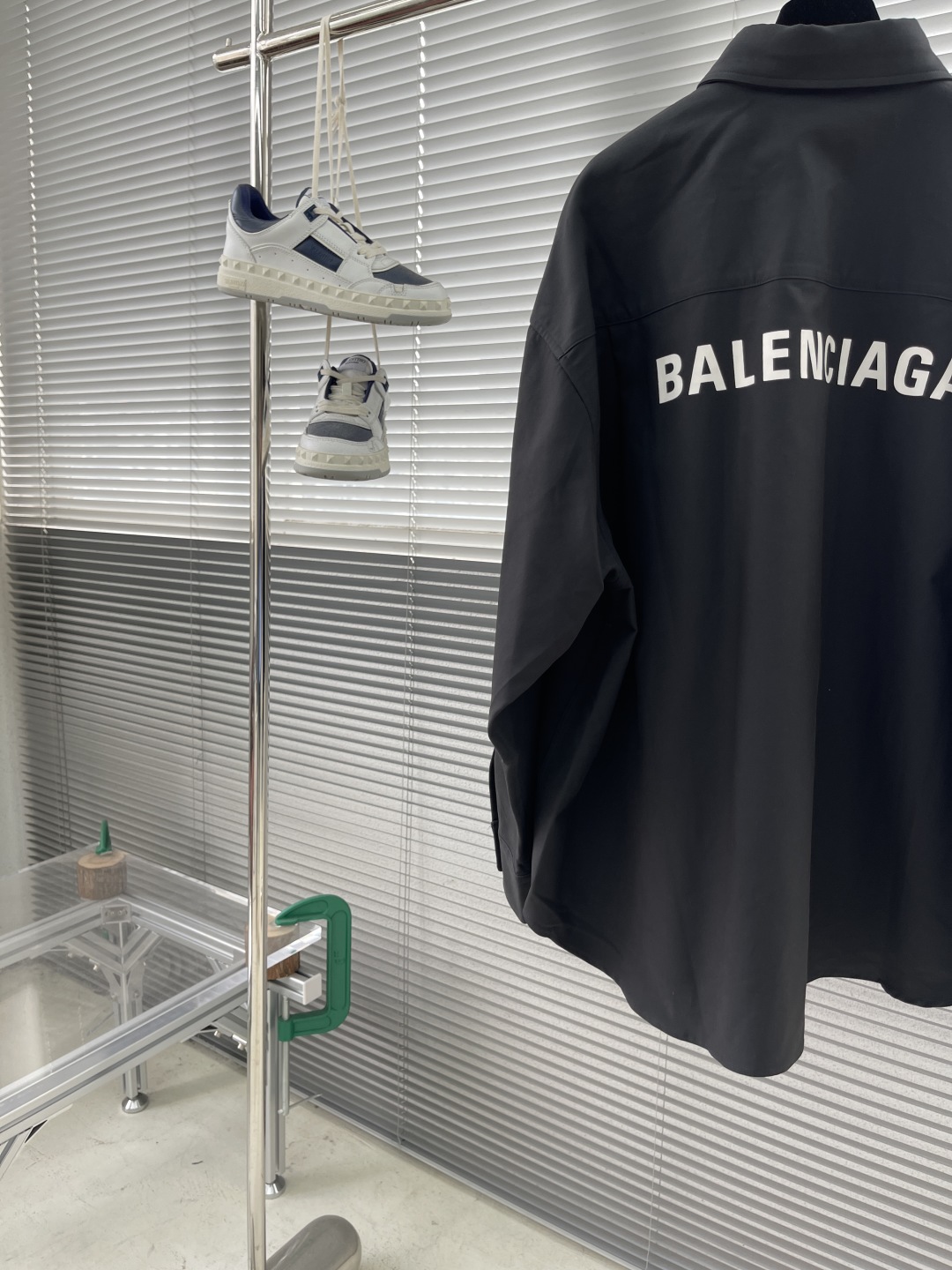 Balenciaga Printed Overshirt Jacket - Double-Sided Thick Cotton,Trendy 8 cmp i1740912719390 4005 0 7