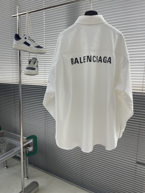 Balenciaga Printed Overshirt: Classic Double-Sided Thick Long-Pile Cotton 1 Balenciaga Printed Overshirt: Classic Double-Sided Thick Long-Pile Cotton
