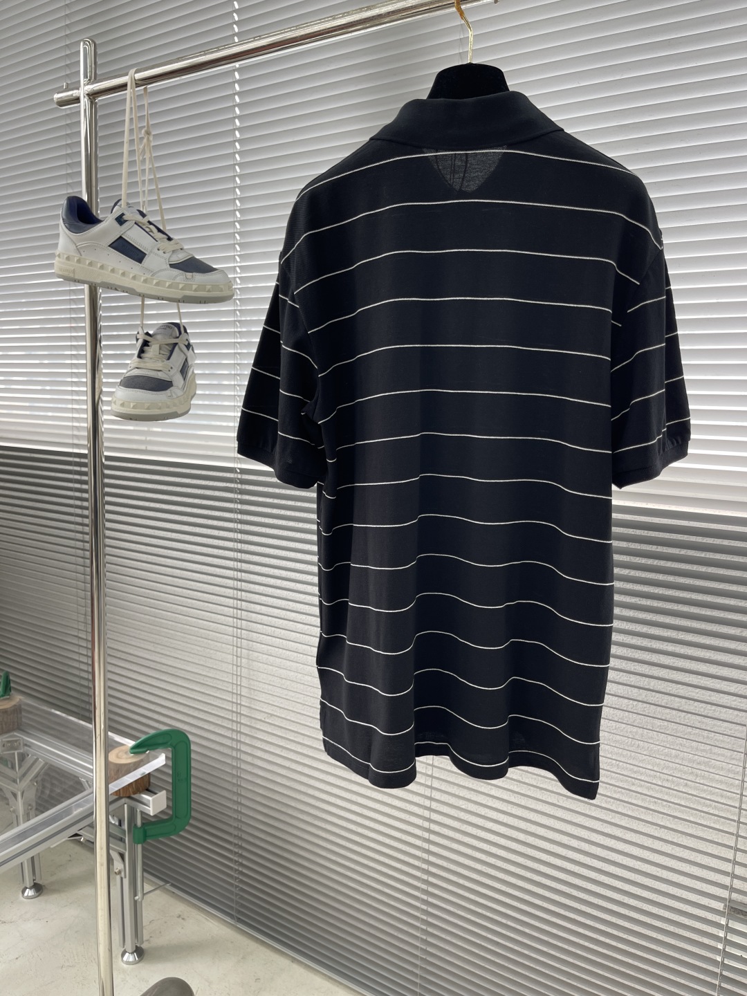 Yves Saint Laurent Striped Polo Shirt - Elegant Embroidered Design 8 cmp i1740994009274 1220 0 7