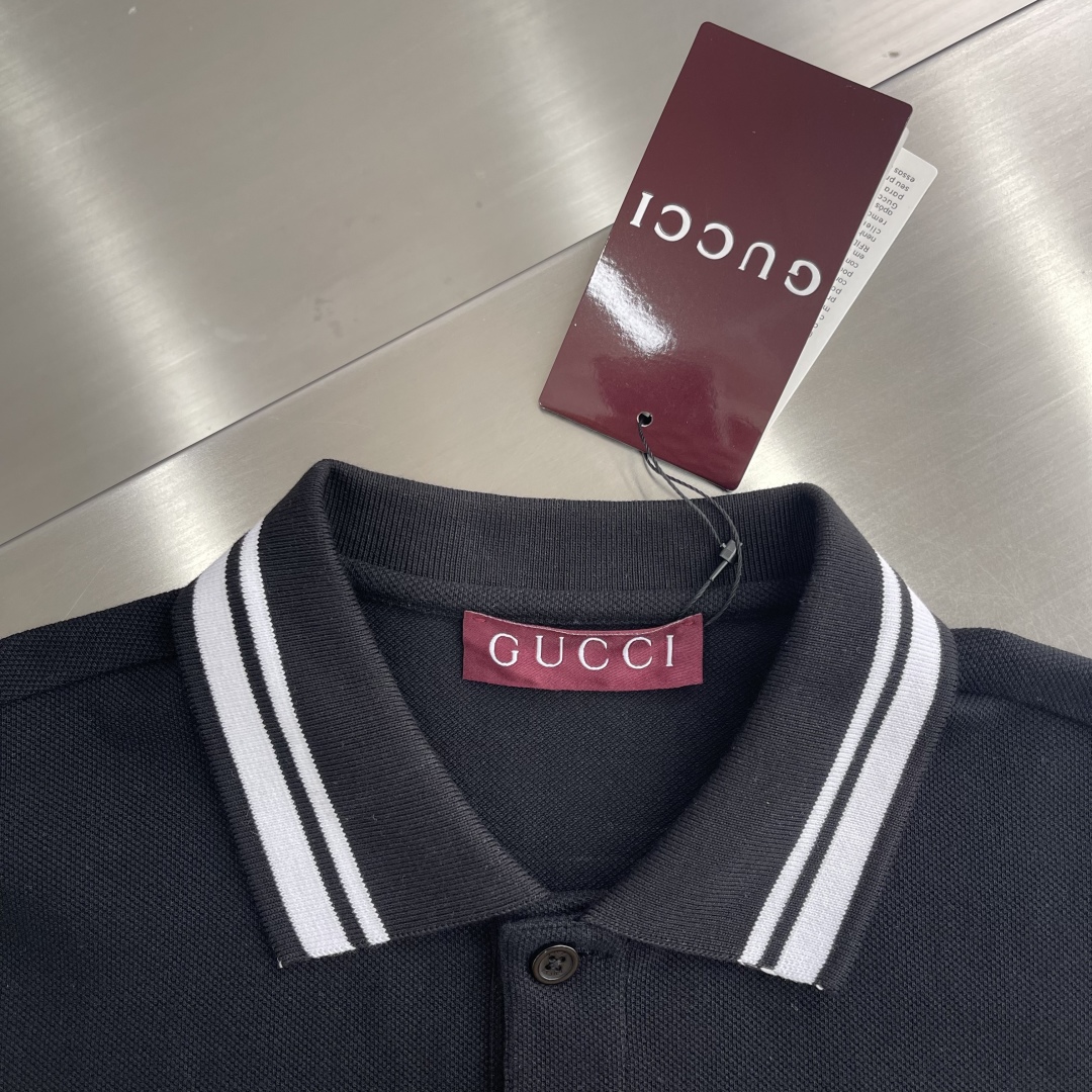 Gucci Polo Shirt - Spring/Summer Collection - Embroidered 'Gucc' Logo 4 cmp i1741340438311 9717 0 0