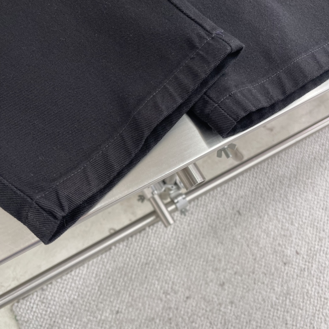 Prada Black Cotton Cargo Pants with Triangle Logo, Comfortable and Stylish 5 cmp i1742029437170 6395 0 3