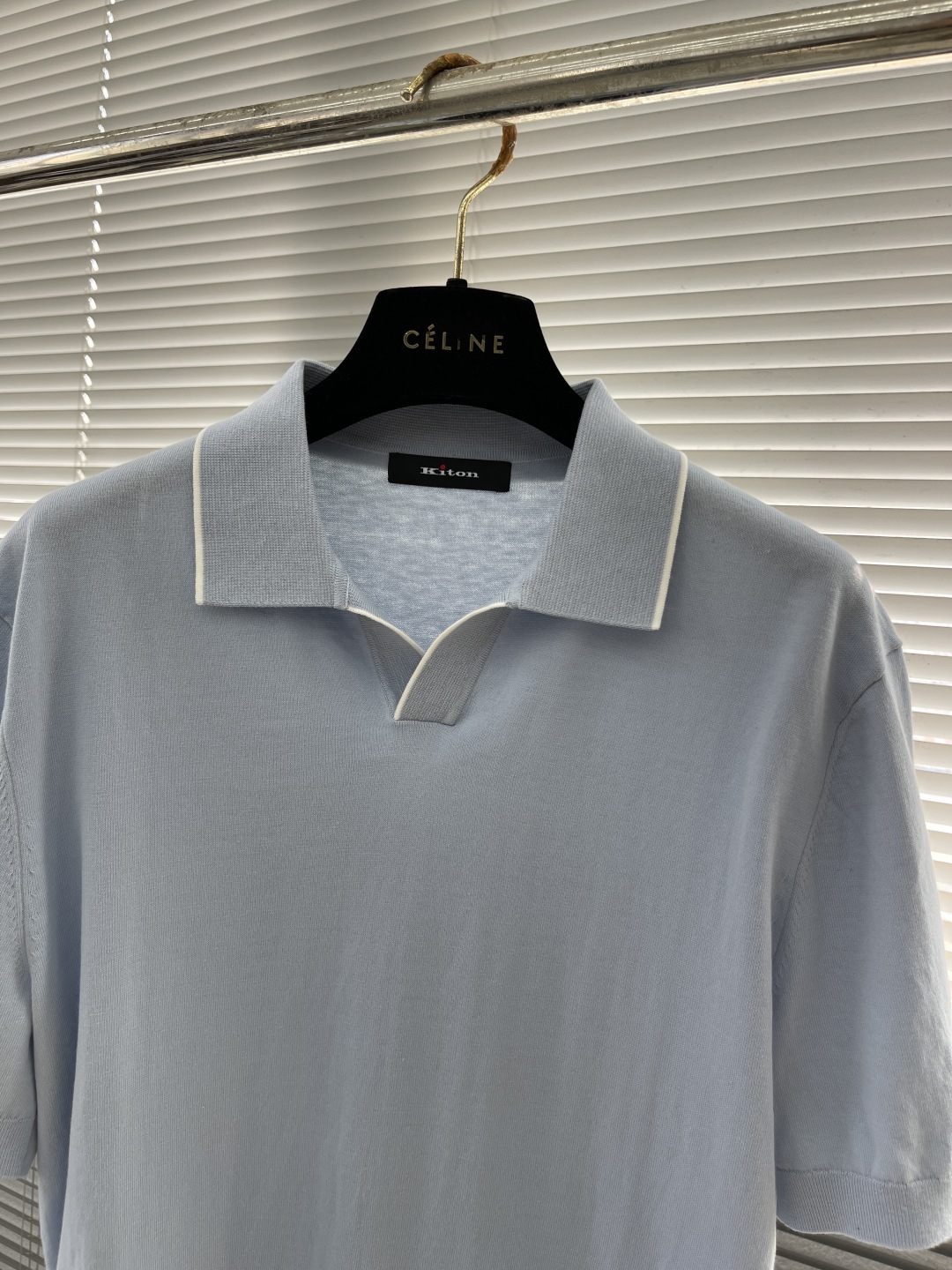 Celine Men's Slim-Fit Polo Shirt - Short Sleeve, Contrast Collar 2 cmp i1742203600292 4107 0 6