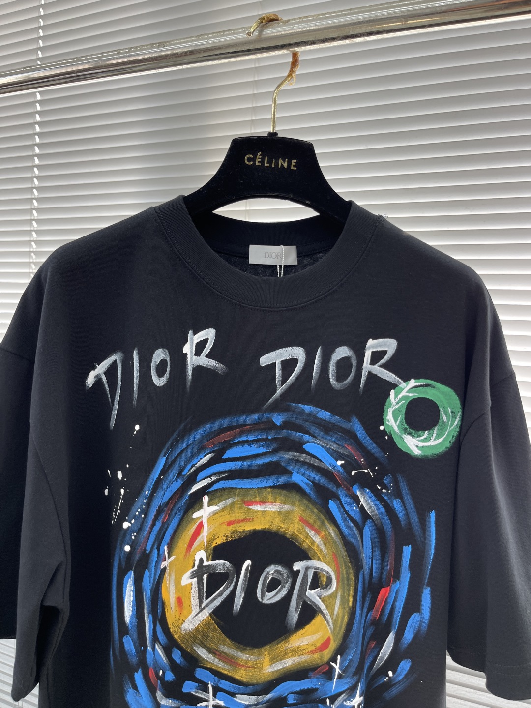 Dior 2025SS Round Neck Short Sleeve T-Shirt with Galaxy Graphic Design 2 cmp i1742204493752 6257 0 6