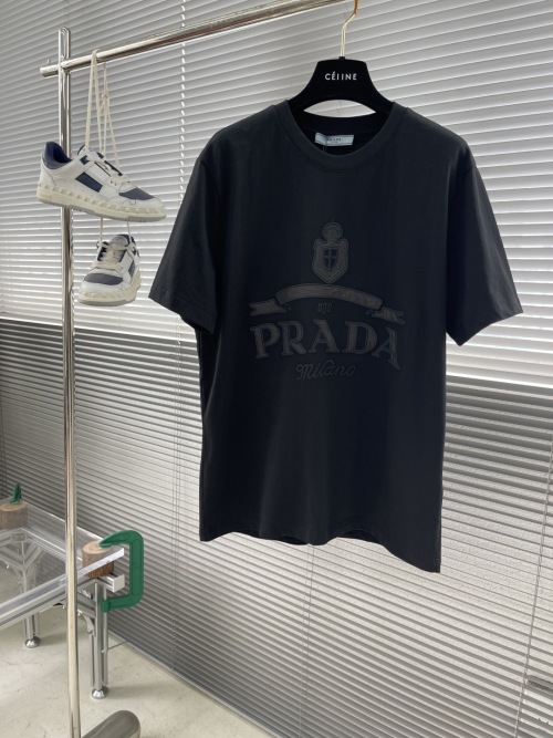Prada Milano Logo T-Shirt - Classic Short Sleeve Tee in Premium Cotton 1 Prada Milano Logo T-Shirt - Classic Short Sleeve Tee in Premium Cotton