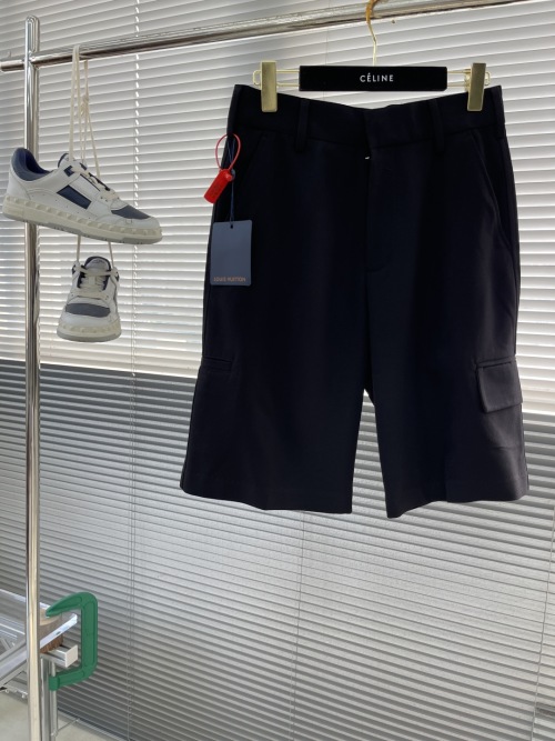 Louis Vuitton Black Clean Fit Shorts with Tag Detail | Classic Aesthetic 1 Louis Vuitton Black Clean Fit Shorts with Tag Detail | Classic Aesthetic