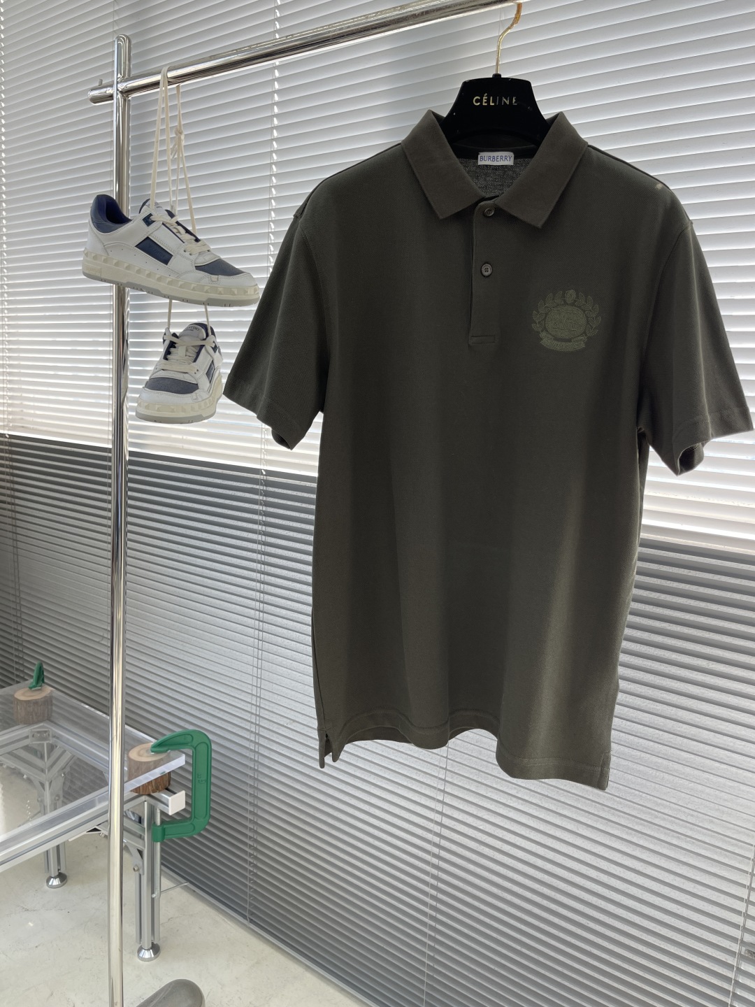 Burberry Men's Cotton Piqué Polo Shirt with Equestrian Knight Design 1 cmp i1742381937099 1214 0 5