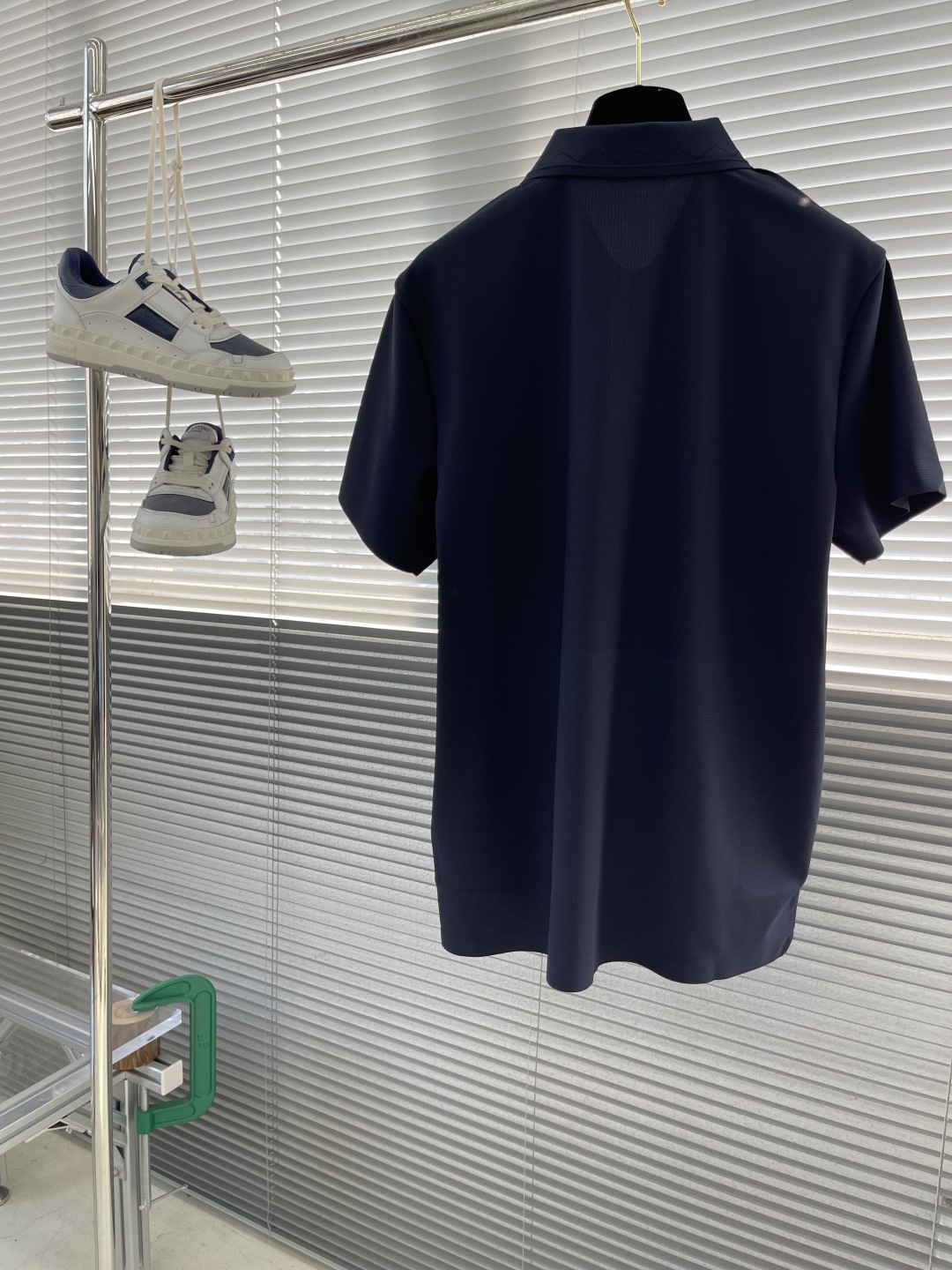 CÉLINE Men's Navy Blue Polo Shirt - Short Sleeve, Embroidered Logo Detail 8 cmp i1742467819864 9558 0 7