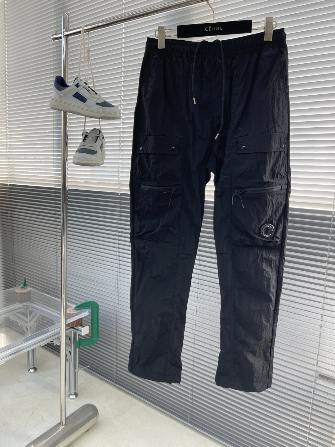 C.P. Company Men's Classic Relaxed Fit Cargo Pants Breathable Windproof