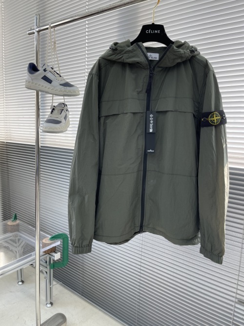 Stone Island 2025 Spring New Black Gold Silk Metallic Fabric Set 1 Stone Island 2025 Spring New Black Gold Silk Metallic Fabric Set