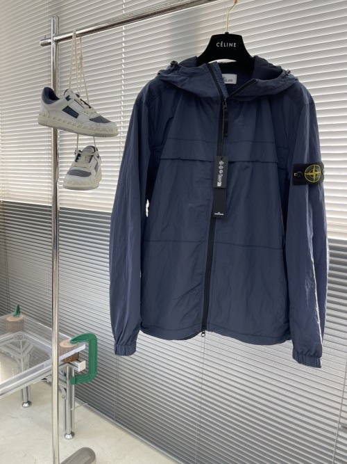 Stone Island 2025 Spring Collection Black Gold Metal Fabric Jacket 1 Stone Island 2025 Spring Collection Black Gold Metal Fabric Jacket