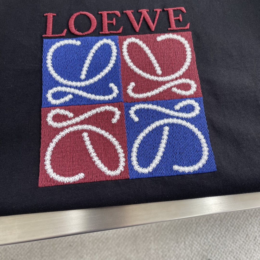 Loewe Embroidered Anagram T-Shirt, Unisex Premium Cotton Tee 5 cmp i1742640183015 3980 0 2