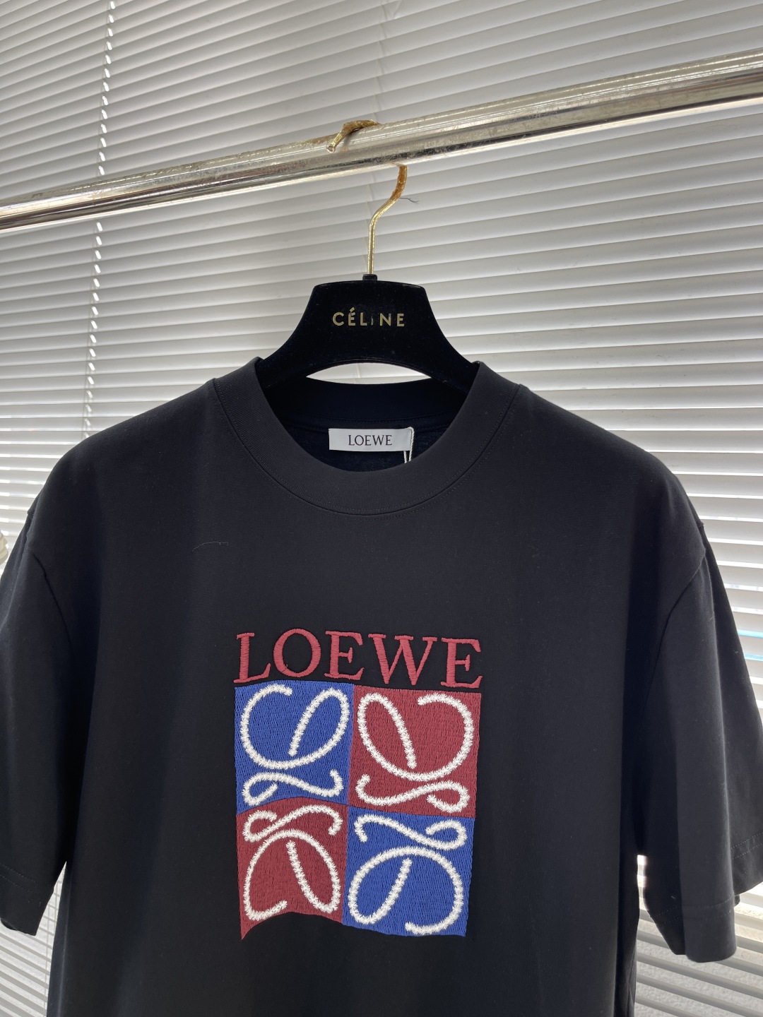 Loewe Embroidered Anagram T-Shirt, Unisex Premium Cotton Tee 2 cmp i1742640714634 6461 0 6