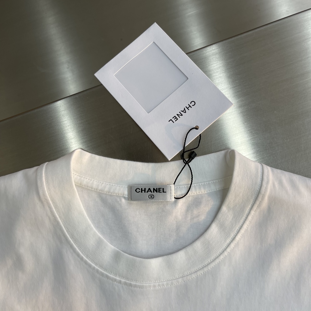 Chanel 2025 Logo T-Shirt Unisex Cotton Tee, Stylish and Comfortable 4 cmp i1742814600371 2382 0 0